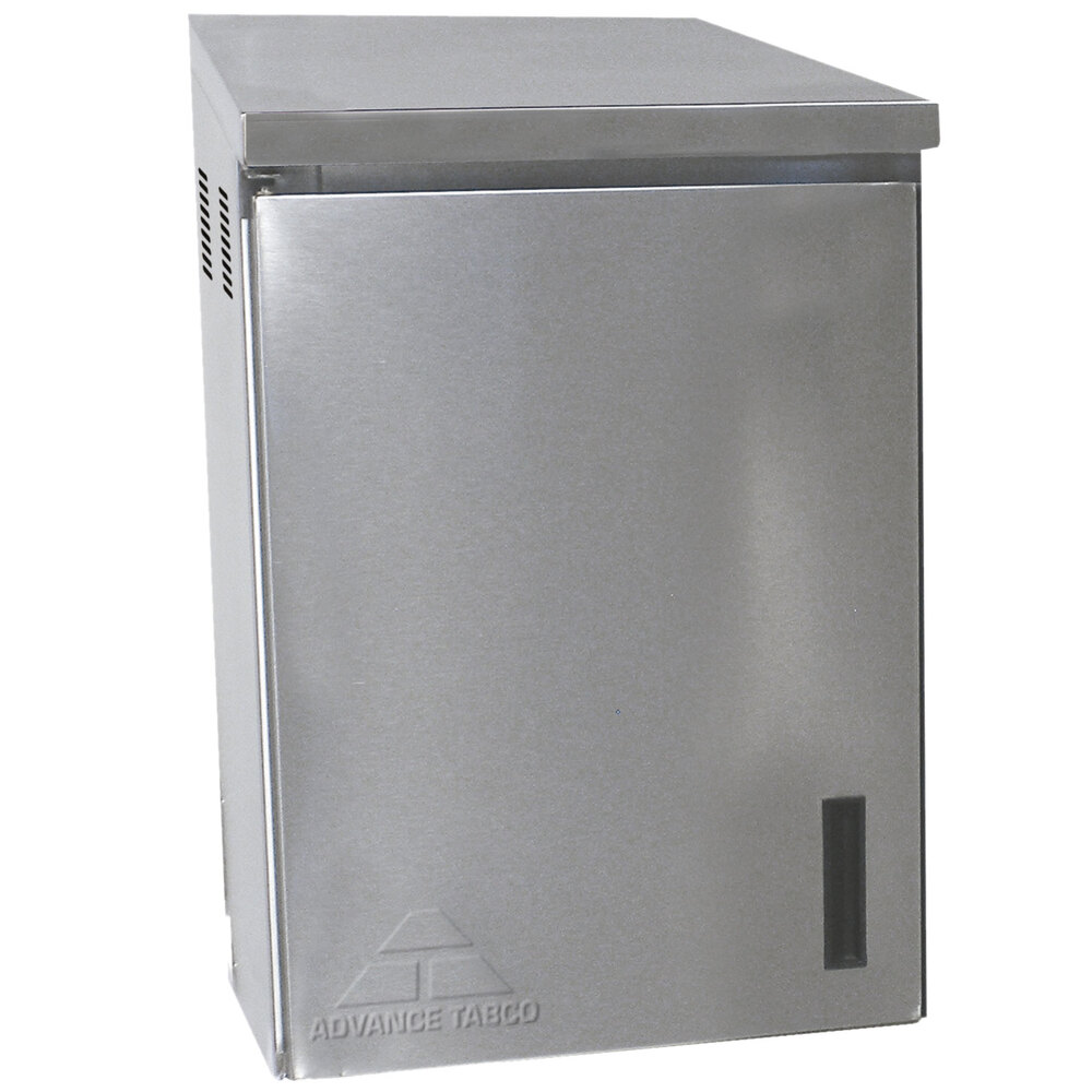 Advance Tabco WCH-15-24 24" Stainless Steel Wall Mounted Chemical Storage Cabinet
