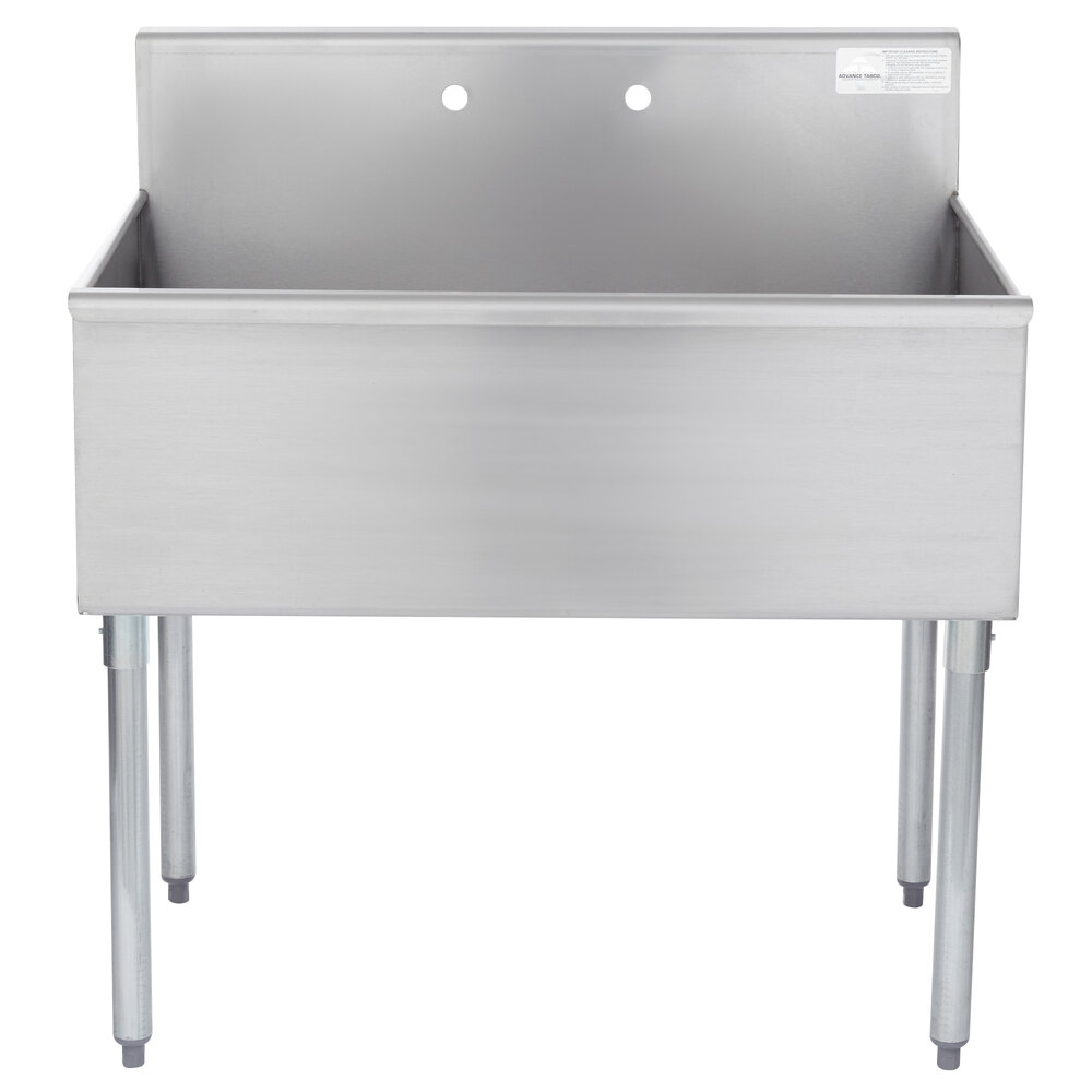 Advance Tabco 4-41-36 One Compartment Stainless Steel Commercial Sink - 36"