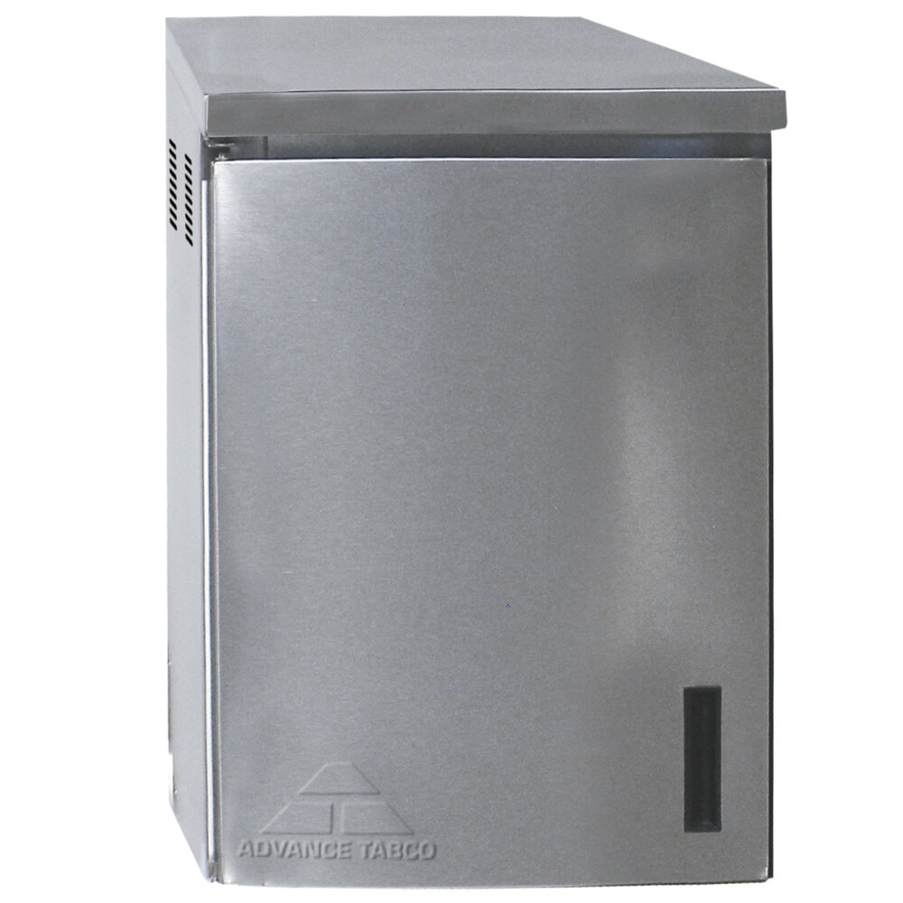 Advance Tabco WCH-15-24-300 24" Type 300 Stainless Steel Wall Mounted Chemical Storage Cabinet