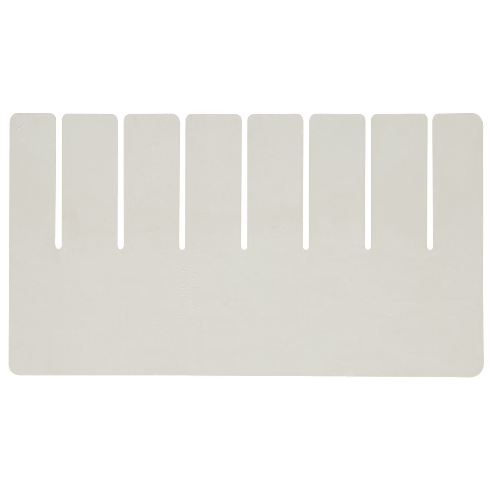 Short Metro MDS92060N Gray Tote Box Divider - 11" x 6"