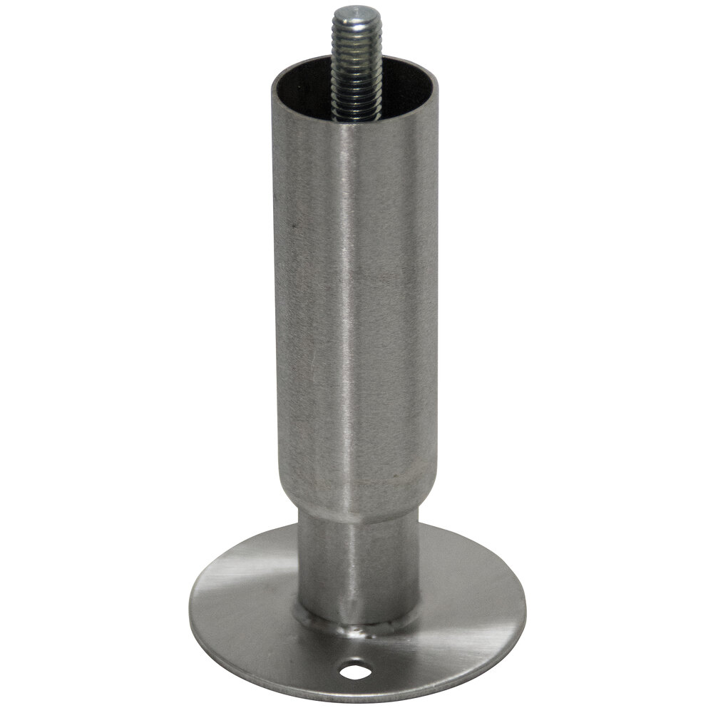Advance Tabco TA-19L Bolt-On Flanged Stainless Steel Leg