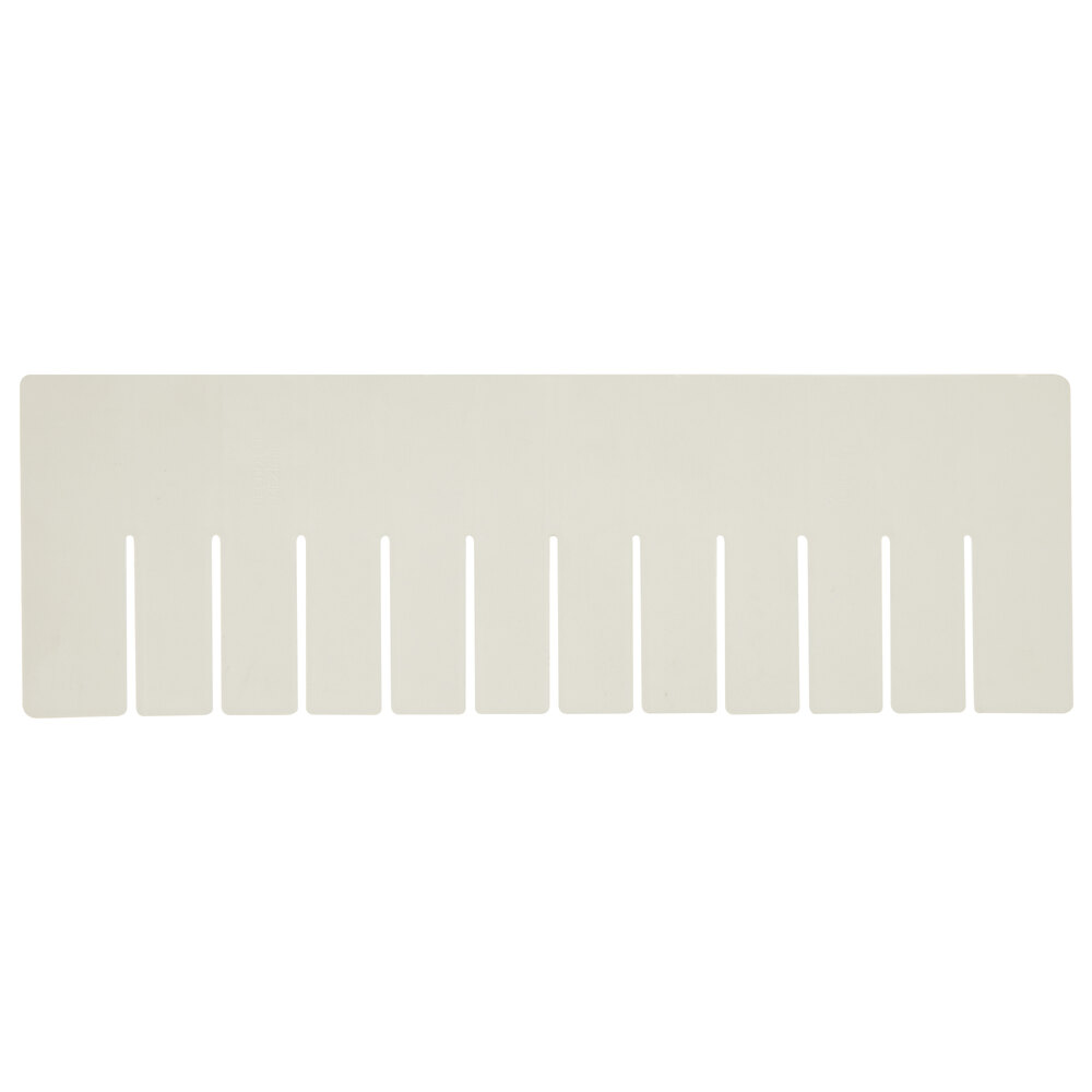 Short Metro MDS93060N Gray Tote Box Divider - 15 1/2" x 5 1/2"