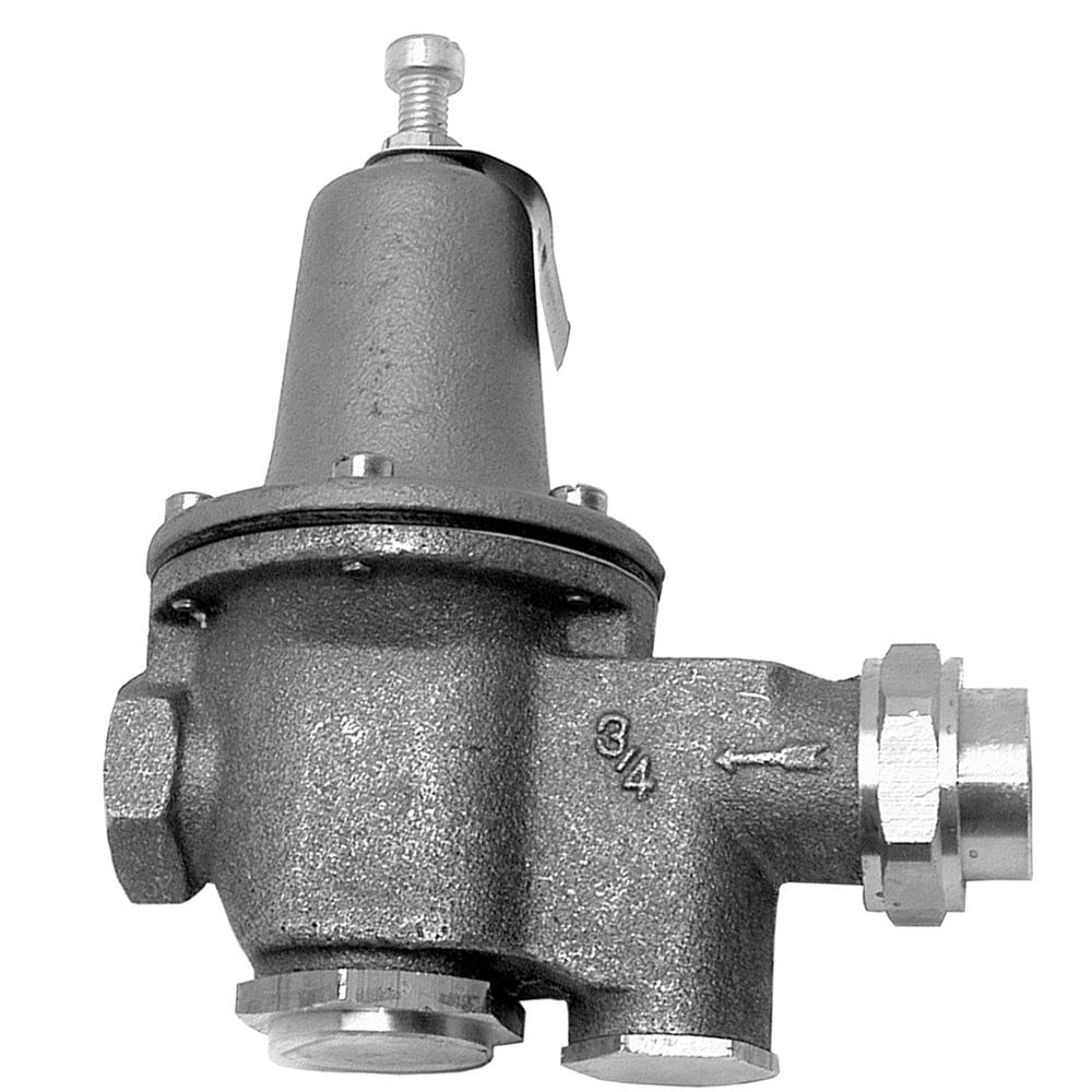 AllPoints 561155 1/2" FPT Union x 1/2" FPT Water Pressure Reducing Valve - 10 to 35 lb. Range