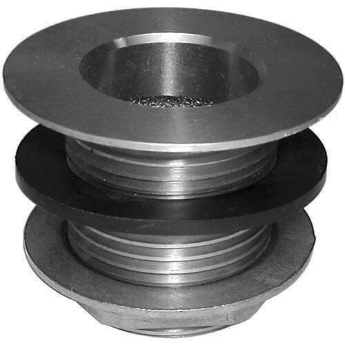 AllPoints 561211 Nickel Plated Brass Sink Drain - 1" NPS; 1 1/2" Long; 1 3/8" Sink Opening