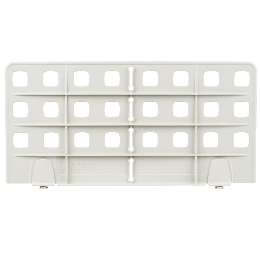 Metro MQD18-8 MetroMax Q Polymer Shelf Divider - 8" x 18"