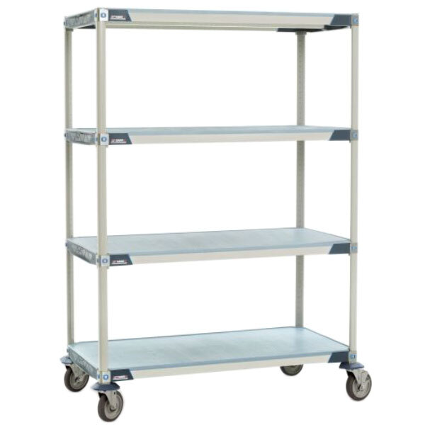Metro X556EFX3 MetroMax i Polymer Solid Shelf Cart - 24" x 48"