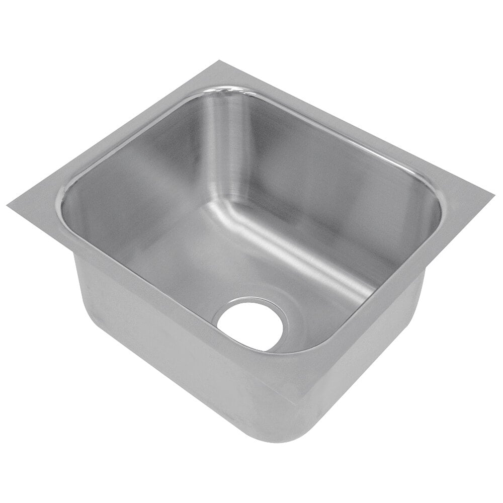 Advance Tabco 1620A-14A 1 Compartment Undermount Sink Bowl 16" x 20" x 14"