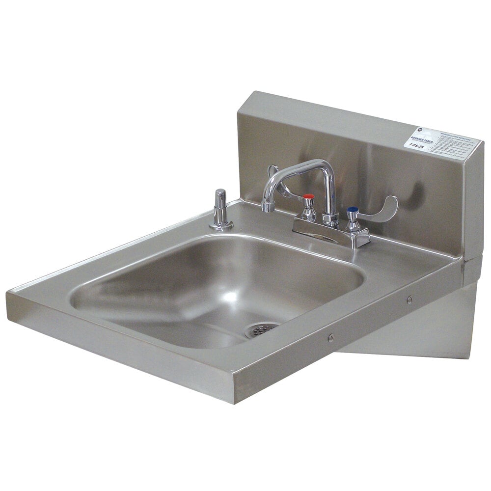 Advance Tabco 7-PS-25 Hand Sink with Faucet - 20" x 24"