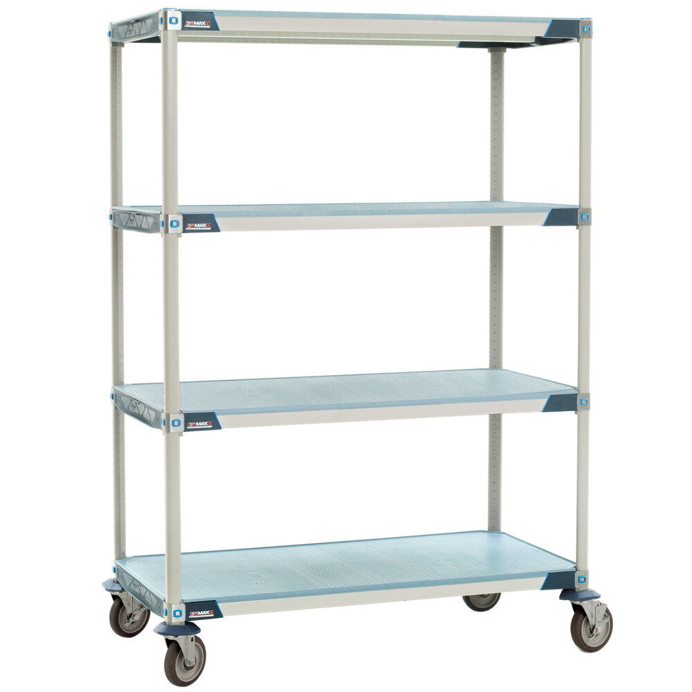 Metro X336EFX3 MetroMax i Polymer Solid Shelf Cart - 18" x 36"