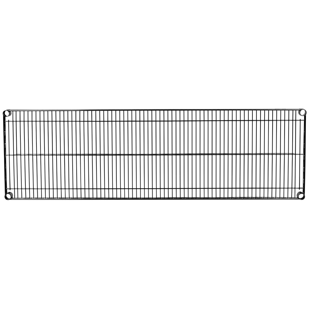 Metro 1860NBL Super Erecta Black Wire Shelf - 18" x 60"