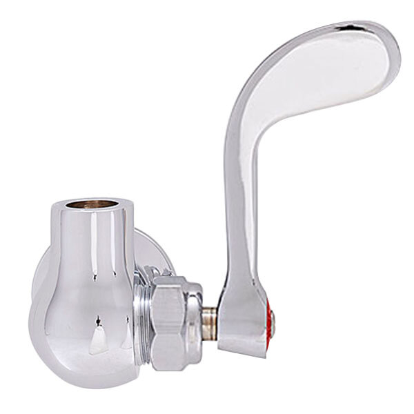 Fisher 70432 Single Wall Mount Faucet Base with 1/2" Control Valve, Swivel Stem, and Lever Handle