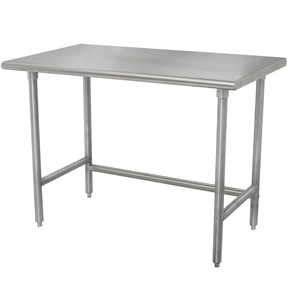 Advance Tabco TSLAG-303 30" x 36" 16-Gauge 430 Stainless Steel Economy Work Table