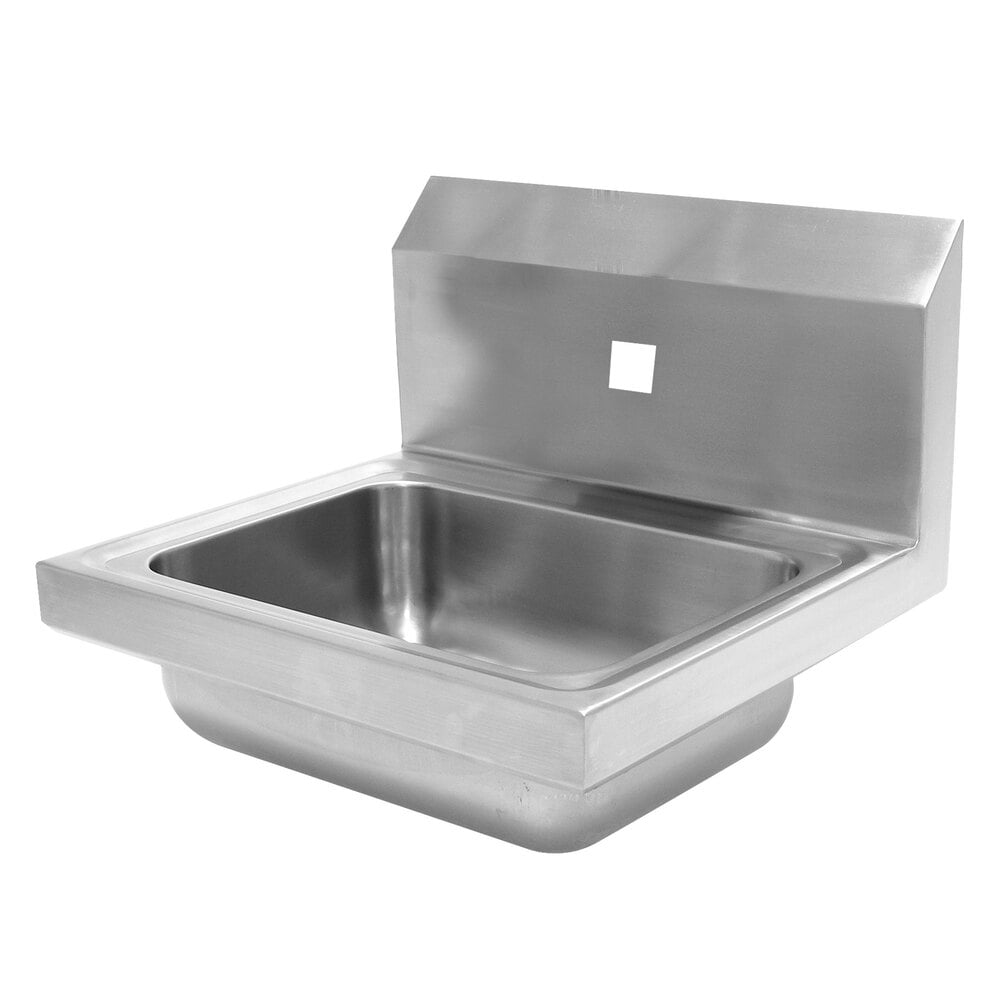 Advance Tabco 7-PS-71-EC 17" x 15 1/4" Wall Mounted Hand Sink for 1 Faucet