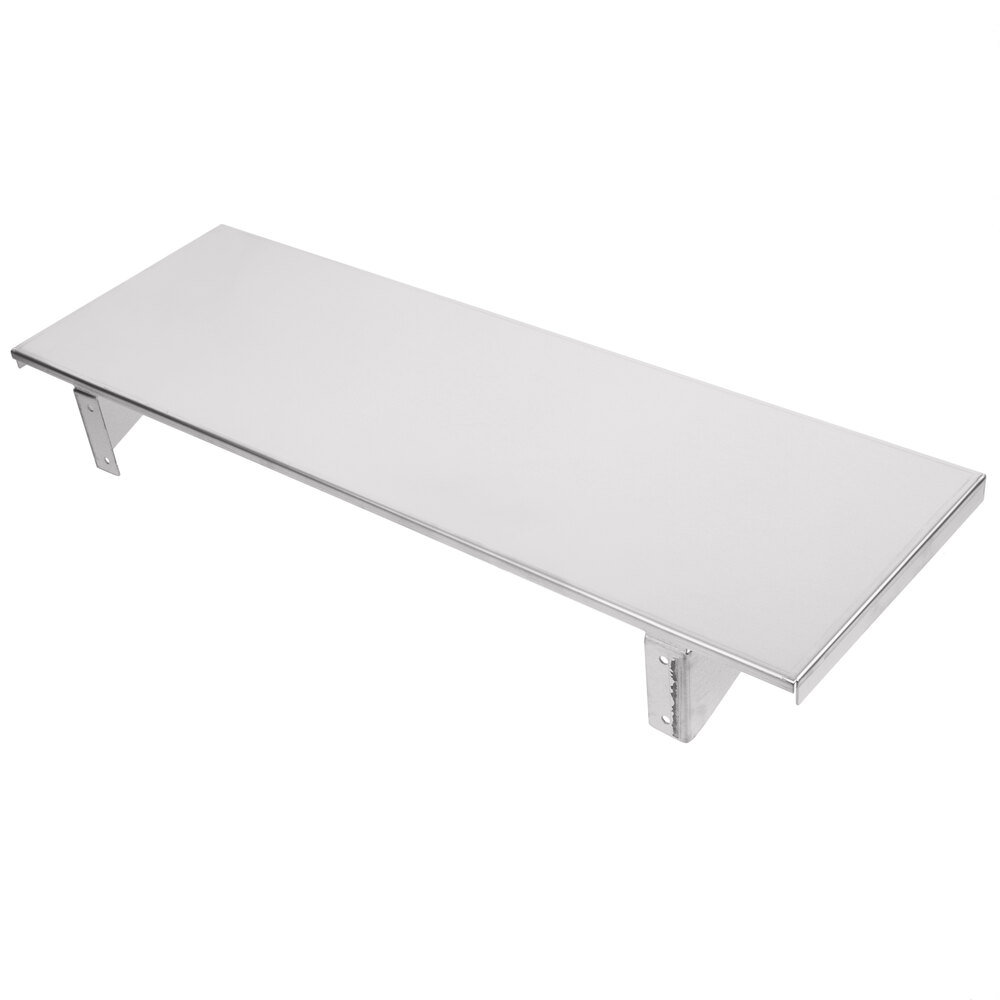 Bobrick B-298 x 24 Stainless Steel Shelf with Satin Finish - 24" x 8"