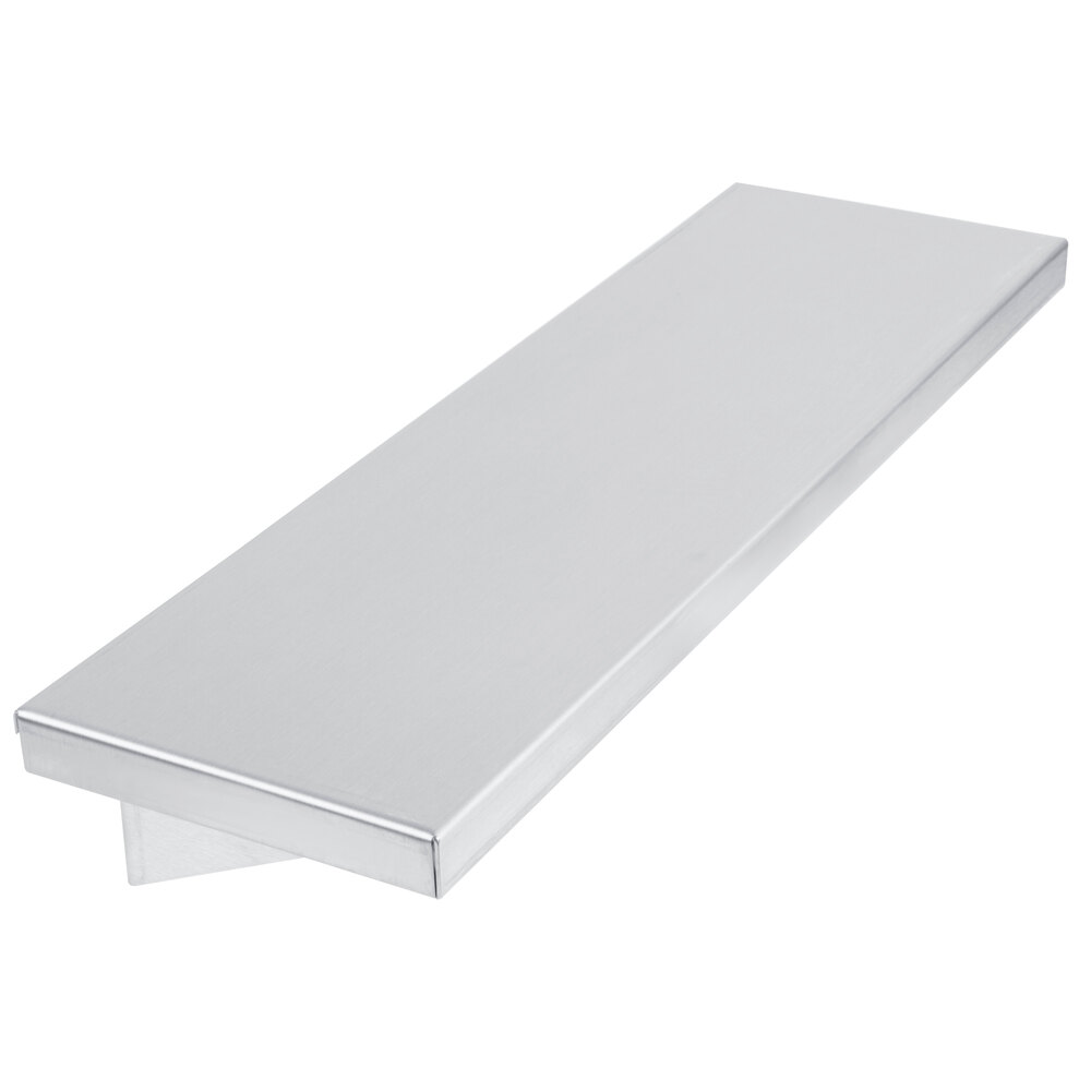 Bobrick B-295 x 16 Stainless Steel Shelf with Satin Finish - 16" x 5"