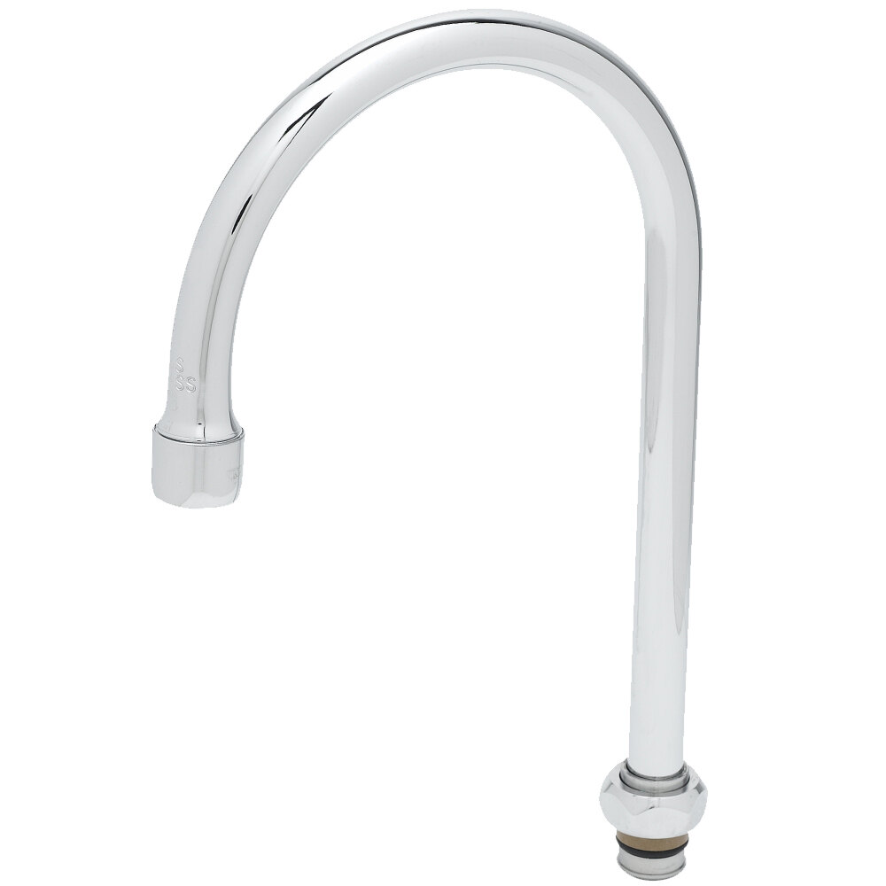 T&S 133X-A22 5 3/4" Swivel Gooseneck Nozzle with 2.2 GPM Aerator
