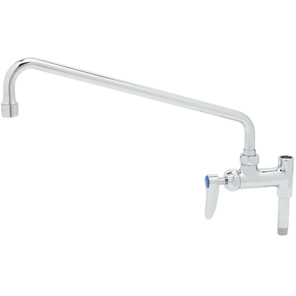 T&S B-0158-CR 14" Add On Faucet with Cerama Cartridges and Swing Nozzle for Pre-Rinse Units