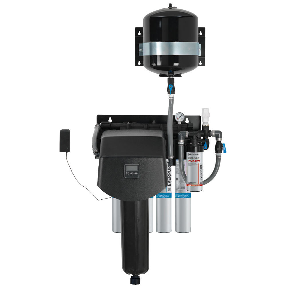 Everpure EV9437-42 Endurance SC Self-Cleaning Quad Water Filter System, 0.2 Micron, 15 GPM