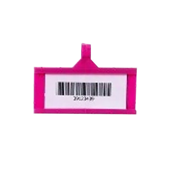 Metro QB03LHPK qwikSIGHT 3" x 1 1/4" Pink Label Holder - 50/Pack