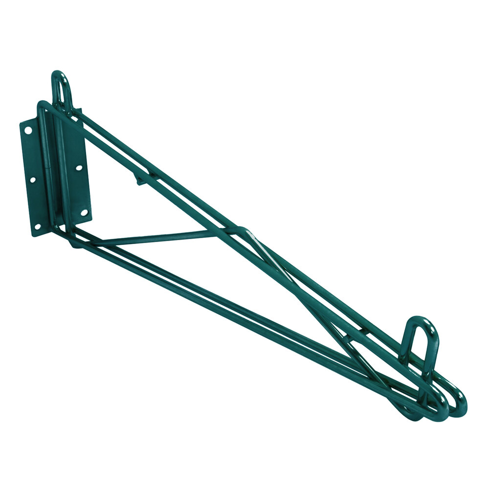 Eagle Group WB24-VG 24" Deep Wall Mounting Bracket for Green Epoxy Wire Shelving