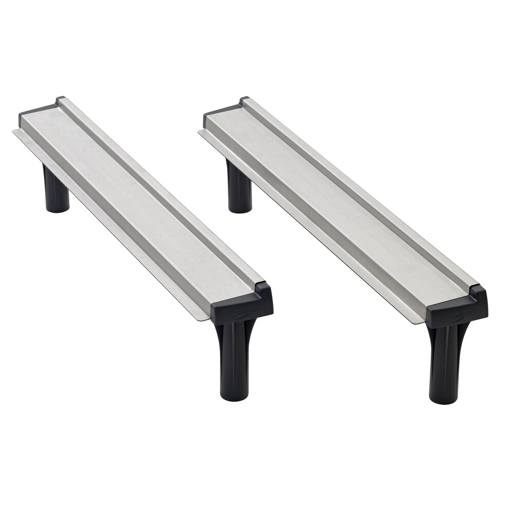 Metro RPMS-R24 Stainless Steel Rail for 24" PrepMate MultiStations - 2/Set