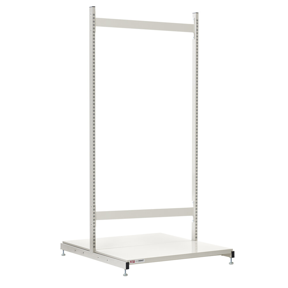 Metro QB3674-2 qwikSIGHT Dual Sided Basket Supply Starter Unit - 21 1/2" x 37 1/2" x 74"