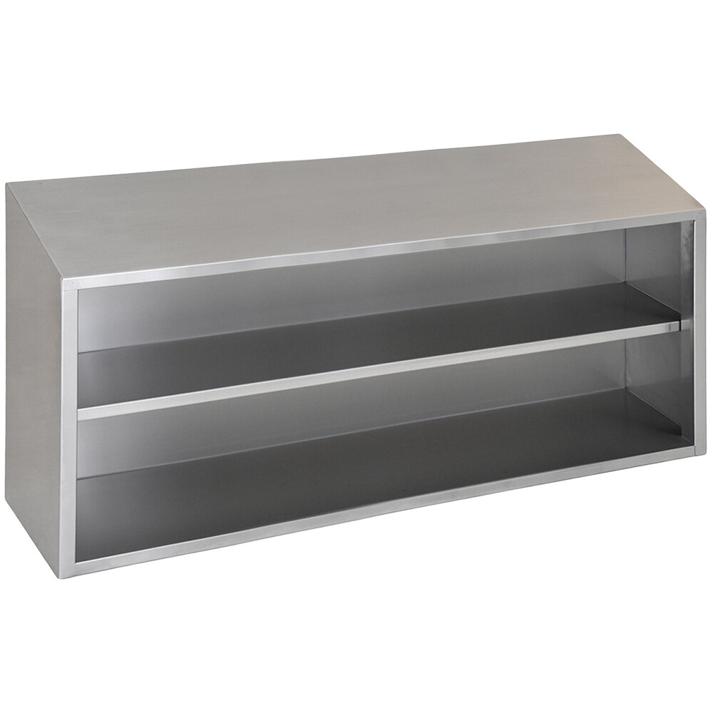 Eagle Group WCO-60 60" Stainless Steel Open Wall Cabinet