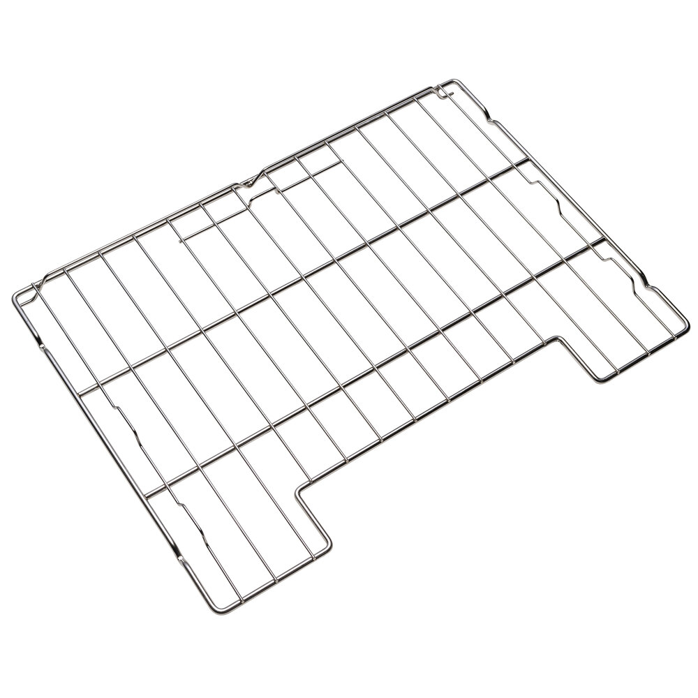 Vulcan ADDRACK-ABC3 Grab-and-Go Stainless Steel Rack with Cutout Design for ABC Combi Ovens - 3/Pack