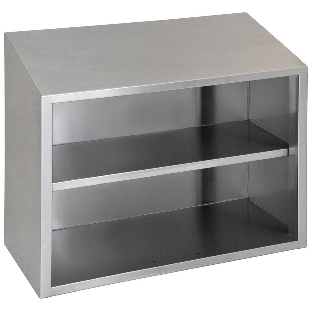 Eagle Group WCO-30 30" Stainless Steel Open Wall Cabinet