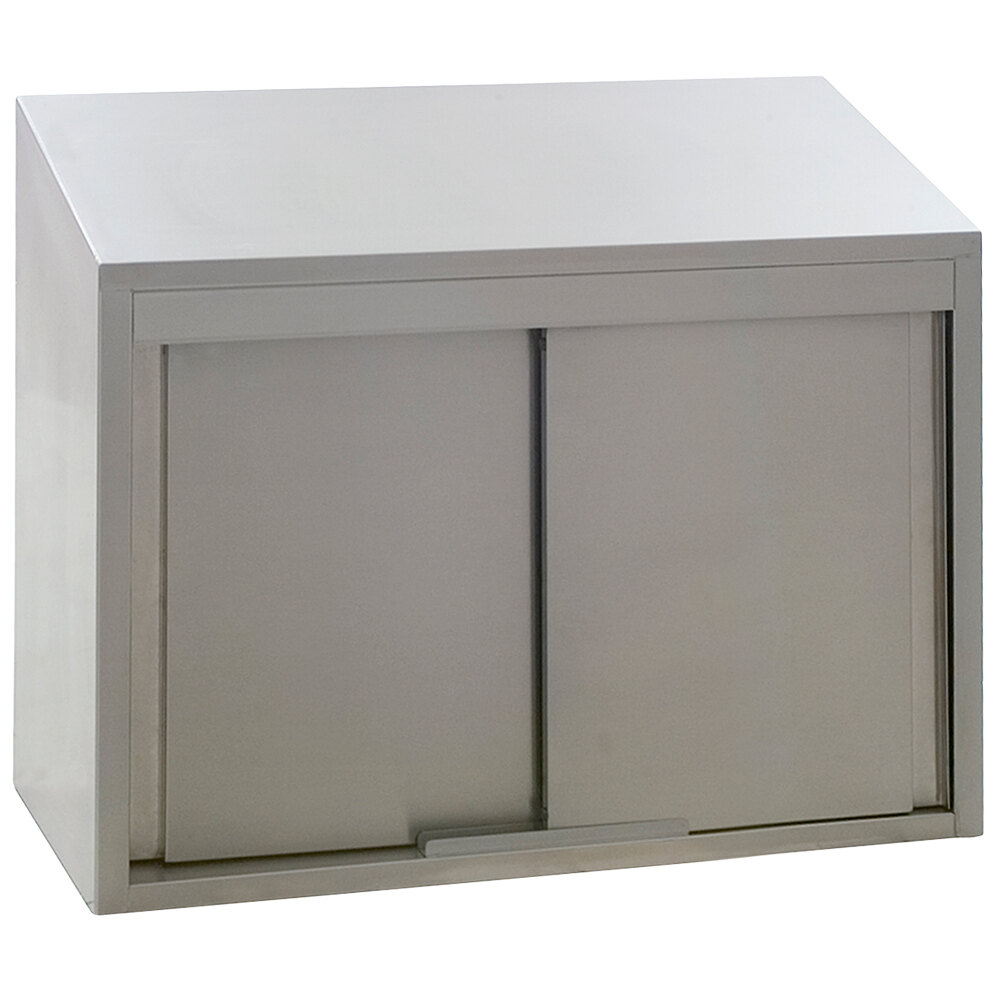 Eagle Group WCS-30 30" Stainless Steel Wall Cabinet with Sliding Doors