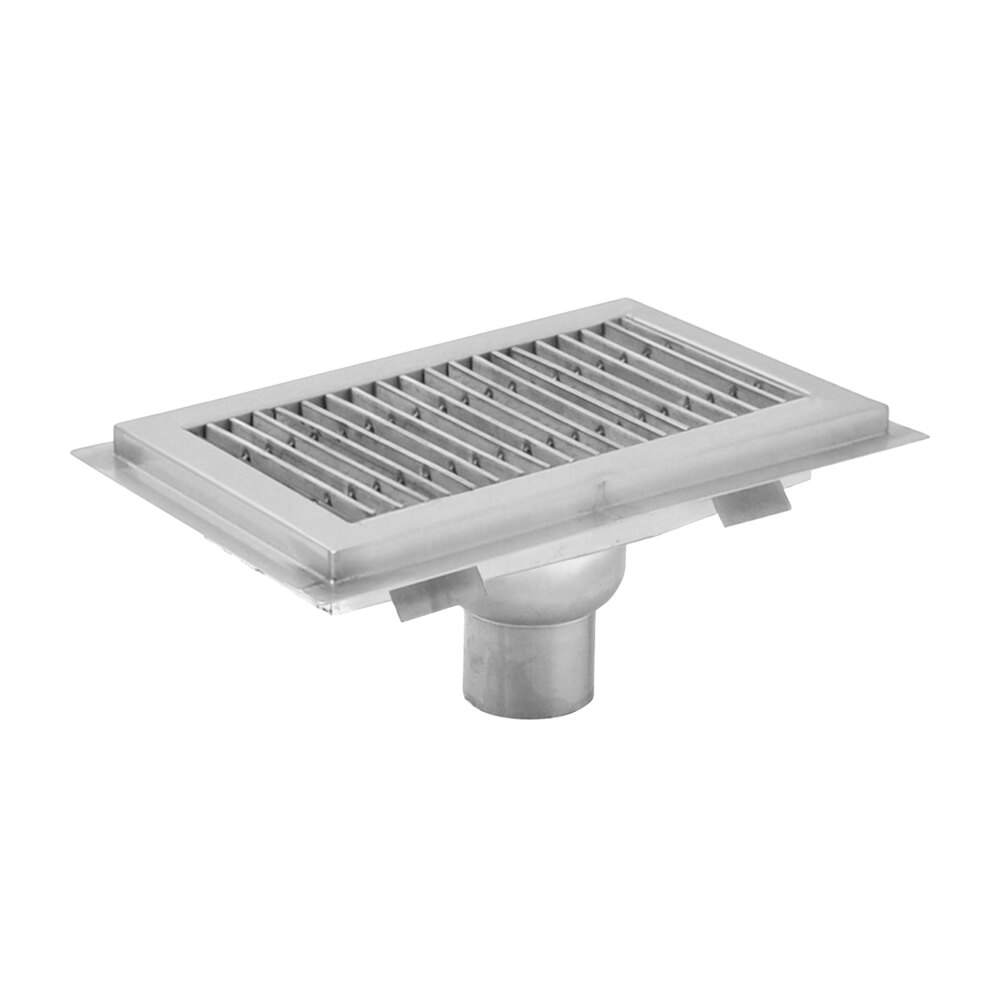 Eagle Group ASFT-1218-SG 12" x 18" Floor Trough with Stainless Steel Grating