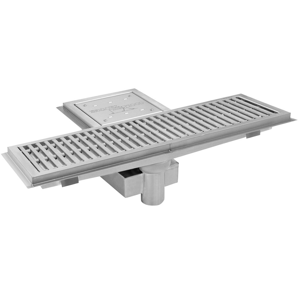Eagle Group WTFT-1548-SG Cool Trough 15" x 48" Water Tempering System with Stainless Steel Grating