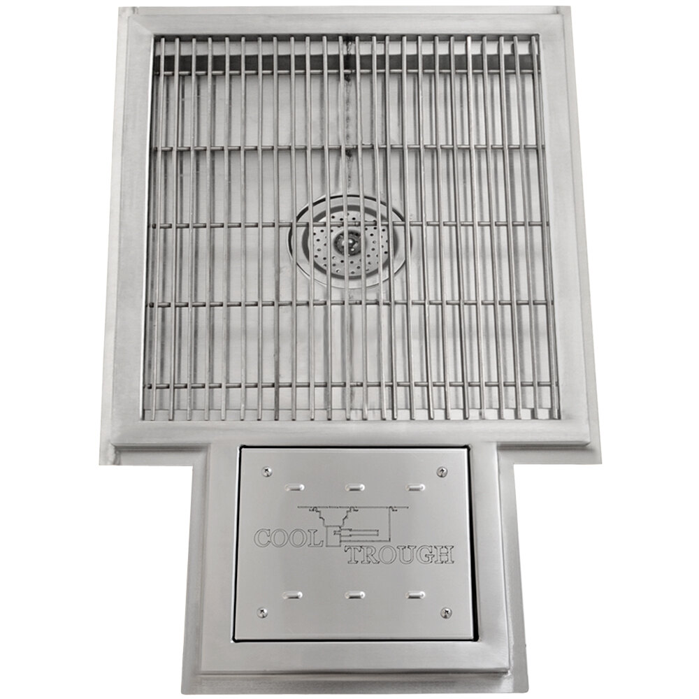 Eagle Group WTFT-1830-SG Cool Trough 18" x 30" Water Tempering System with Stainless Steel Grating