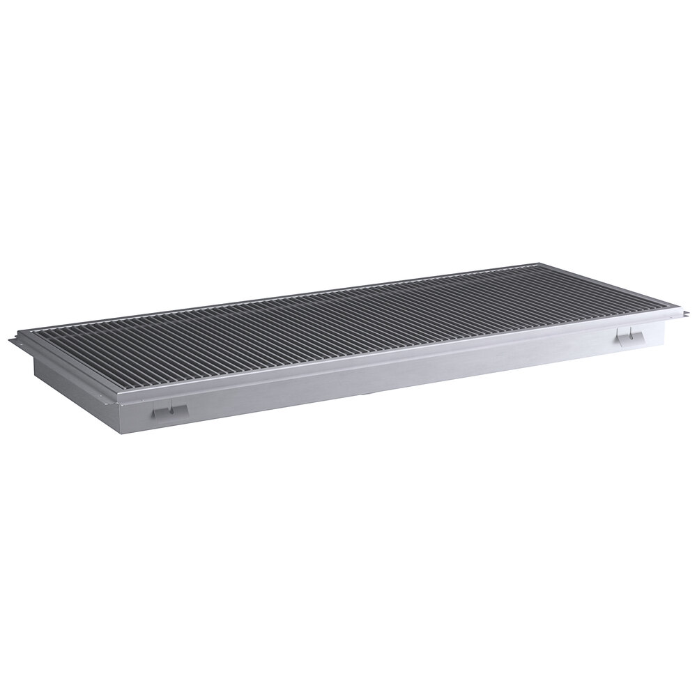 Regency 24" x 60" 14-Gauge Stainless Steel Floor Trough with Grate