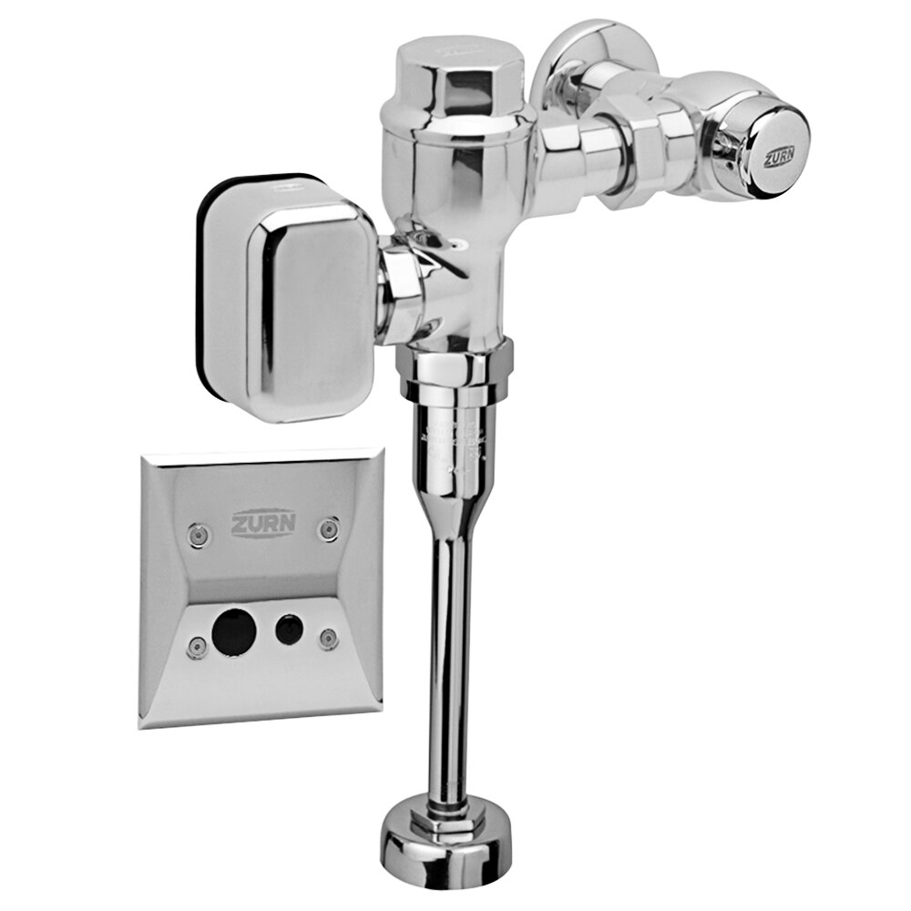 Zurn Elkay ZEMS6203-WS1-YB-YC AquaSense Exposed Diaphragm Low Consumption Urinal Flush Valve with Hardwired Automatic Sensor - 1 Gallon Per Flush