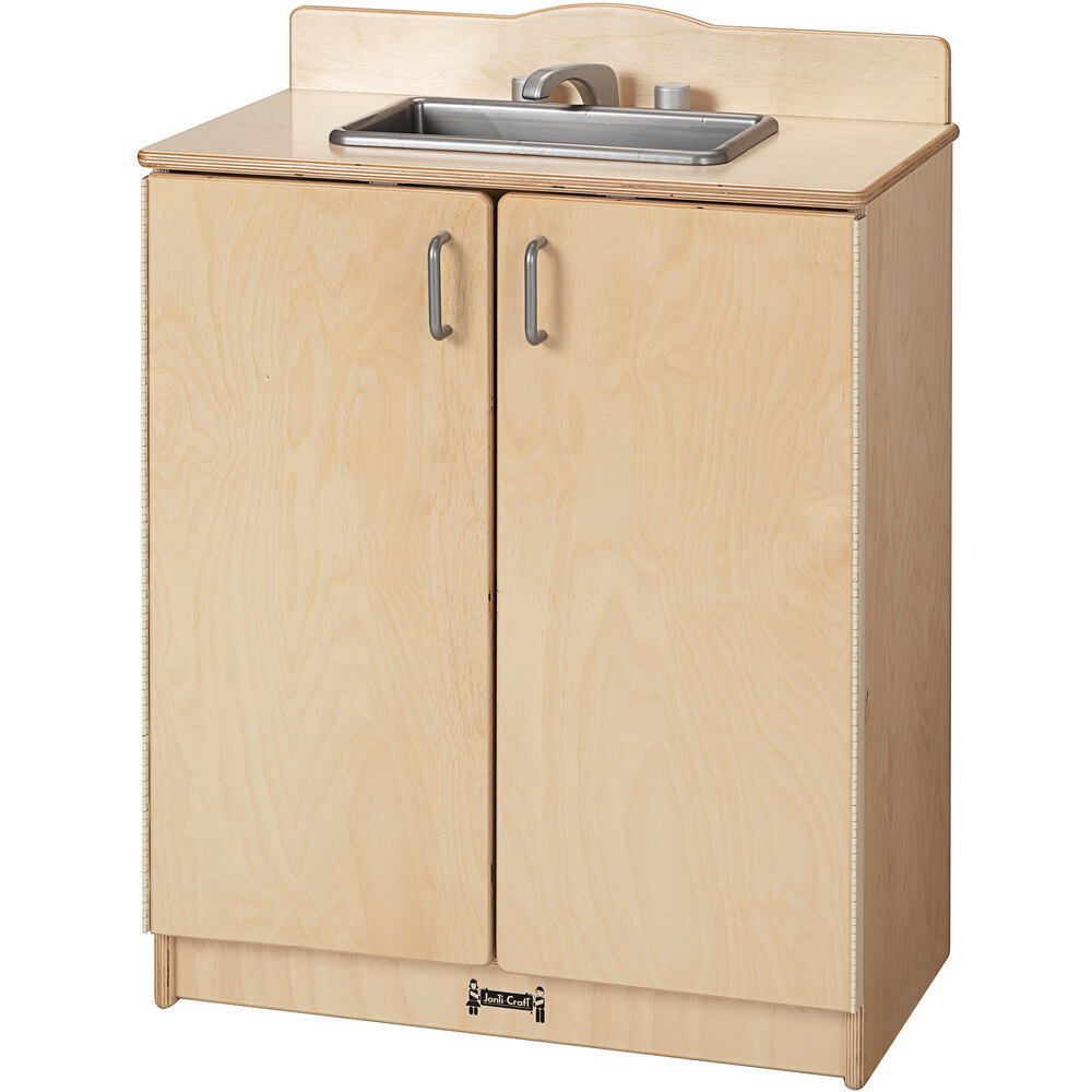 Jonti-Craft Baltic Birch 2408SA Culinary Creations 24" x 15" x 32 1/2" School Age Sink