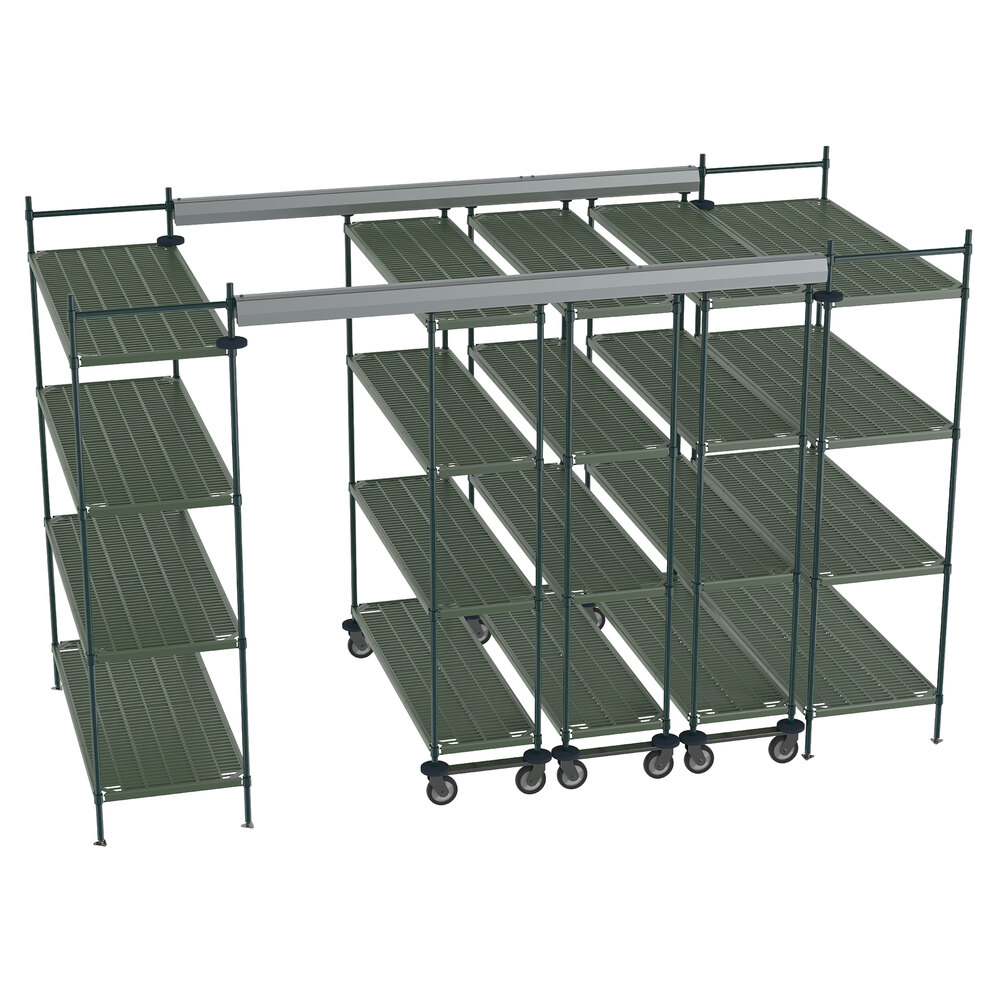 Metro TT12-E2460M1860P Super Erecta Pro 12' x 5' Top-Track Kit