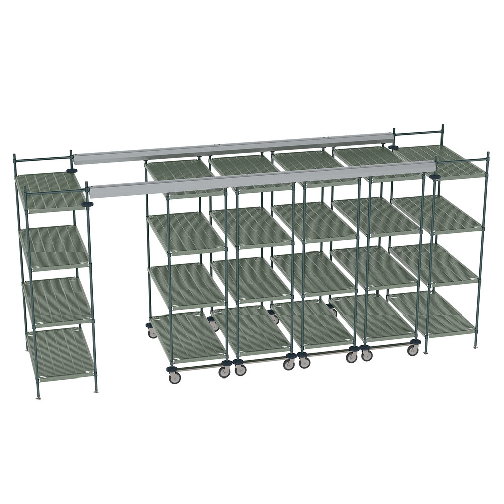 Metro TT16-E2448M2448P Super Erecta Pro 16' x 4' Top-Track Kit