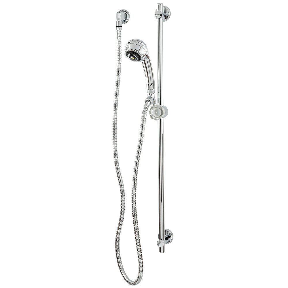 Zurn Elkay Z7000-HW13 Temp-Gard Handheld Shower with 69" Metal Hose and 30" Mounting Bar - 2.5 GPM
