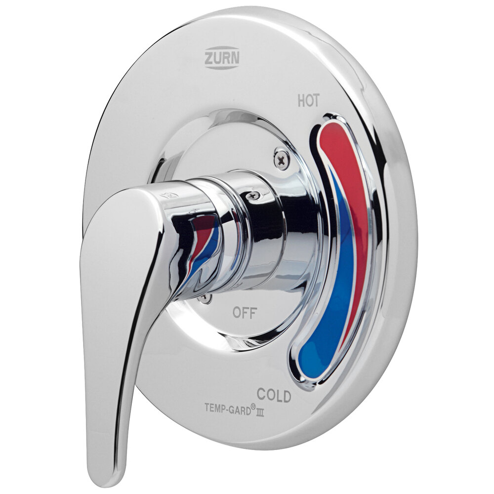 Zurn Elkay Z7300-SS-MT Temp-Gard Chrome Plated Tub / Shower Valve