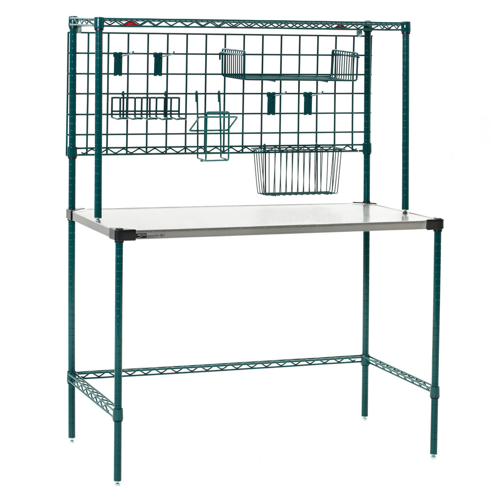 Metro SMSP2448NK3 48" Super Erecta Prep Station with SmartWall