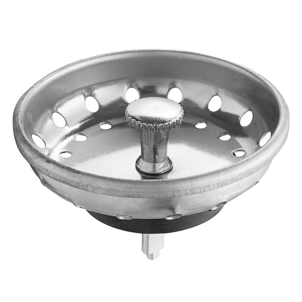 3 1/2" Sink Basket Strainer with Fixed Post