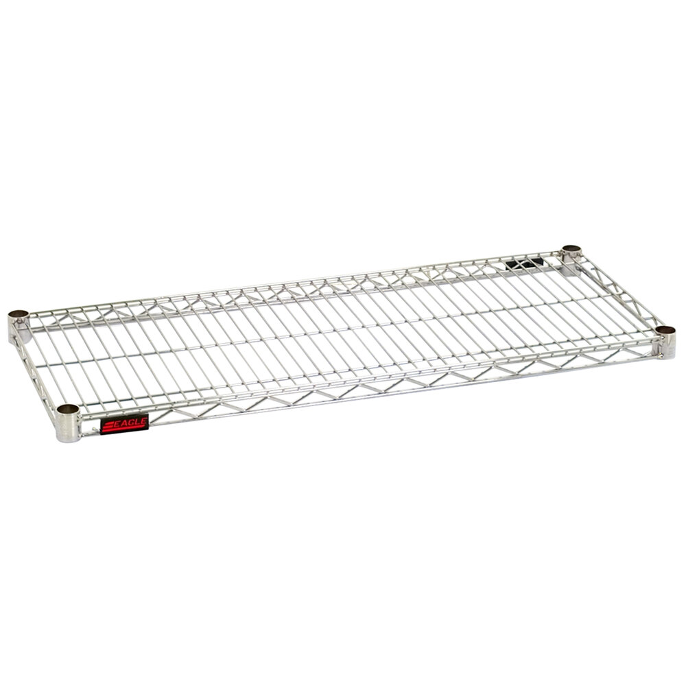 Eagle Group 1436C Chrome NSF 14" x 36" Wire Shelf