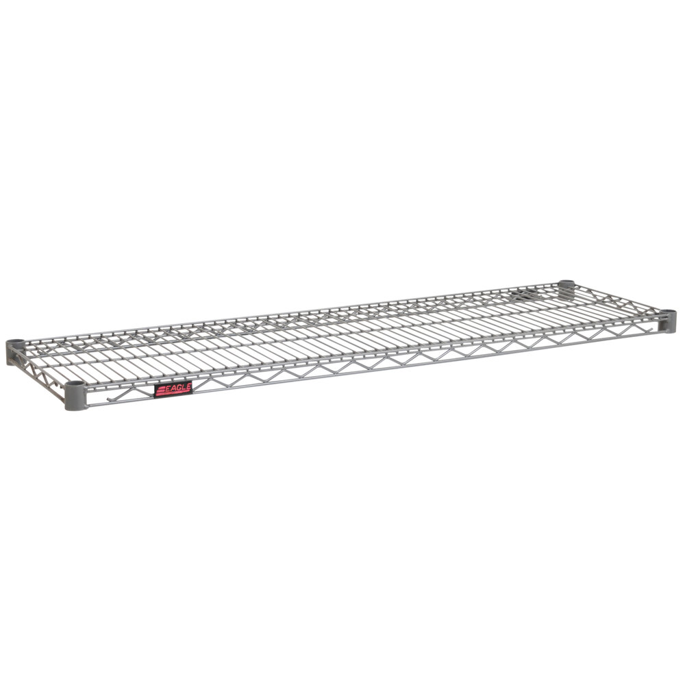 Eagle Group 1448V Valu-Master NSF Gray Epoxy 14" x 48" Wire Shelf