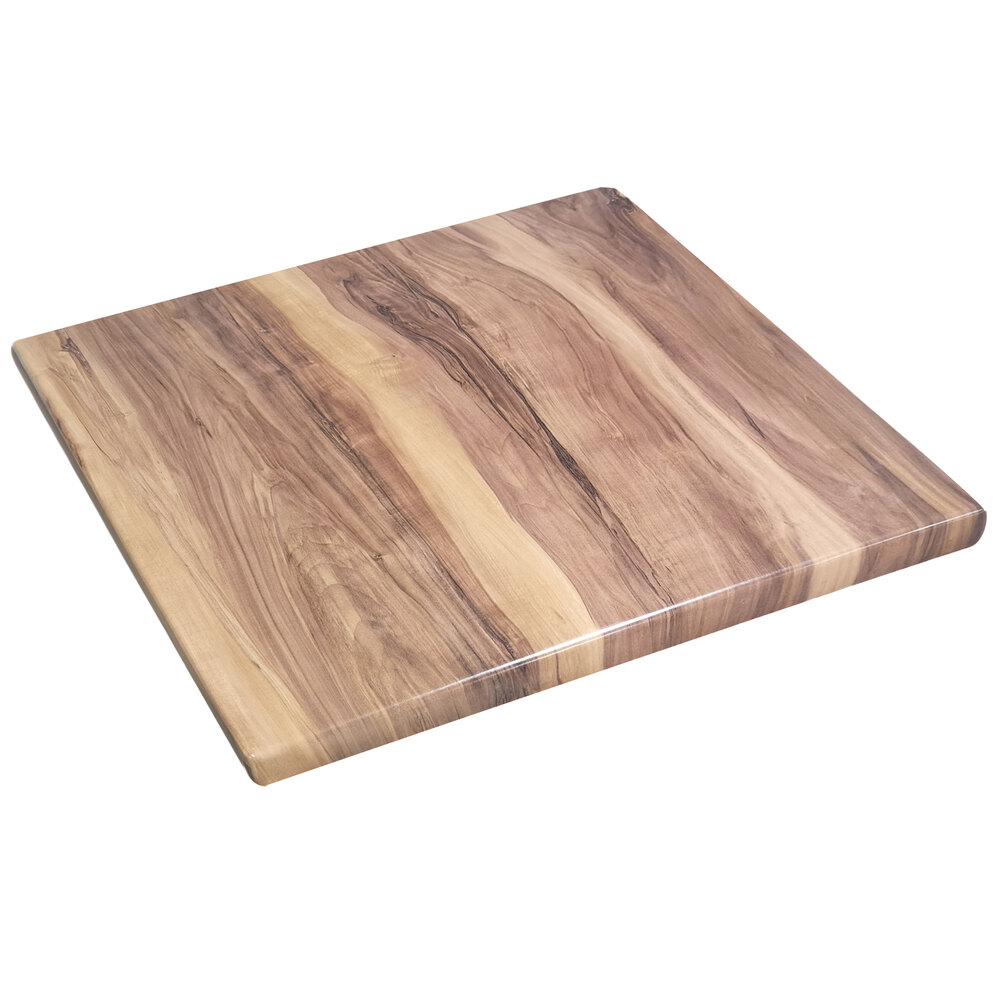 American Tables & Seating ATO3636-213 35 1/2" Square Indian Rosewood Isotop Outdoor Tabletop