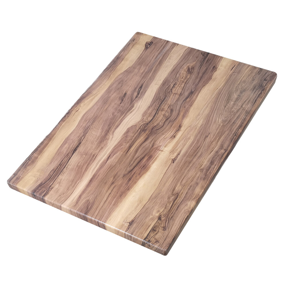 American Tables & Seating ATO3048-213 31 1/2" x 47 3/16" Rectangular Indian Rosewood Isotop Outdoor Tabletop