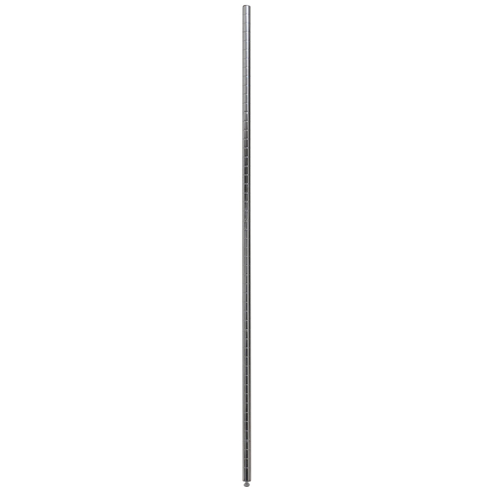 Eagle Group P63-C 63" Stationary Post for Chrome NSF Wire Shelving