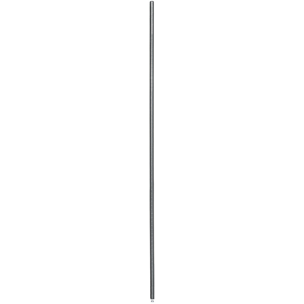 Eagle Group P74-V 74" Stationary Post for Valu-Master Gray Epoxy NSF Wire Shelving