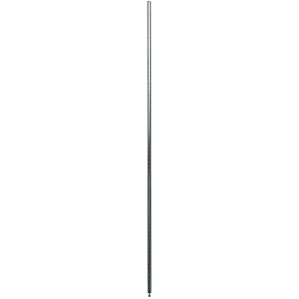 Eagle Group P74-Z 74" Stationary Post for EAGLEbrite® Zinc NSF Wire Shelving