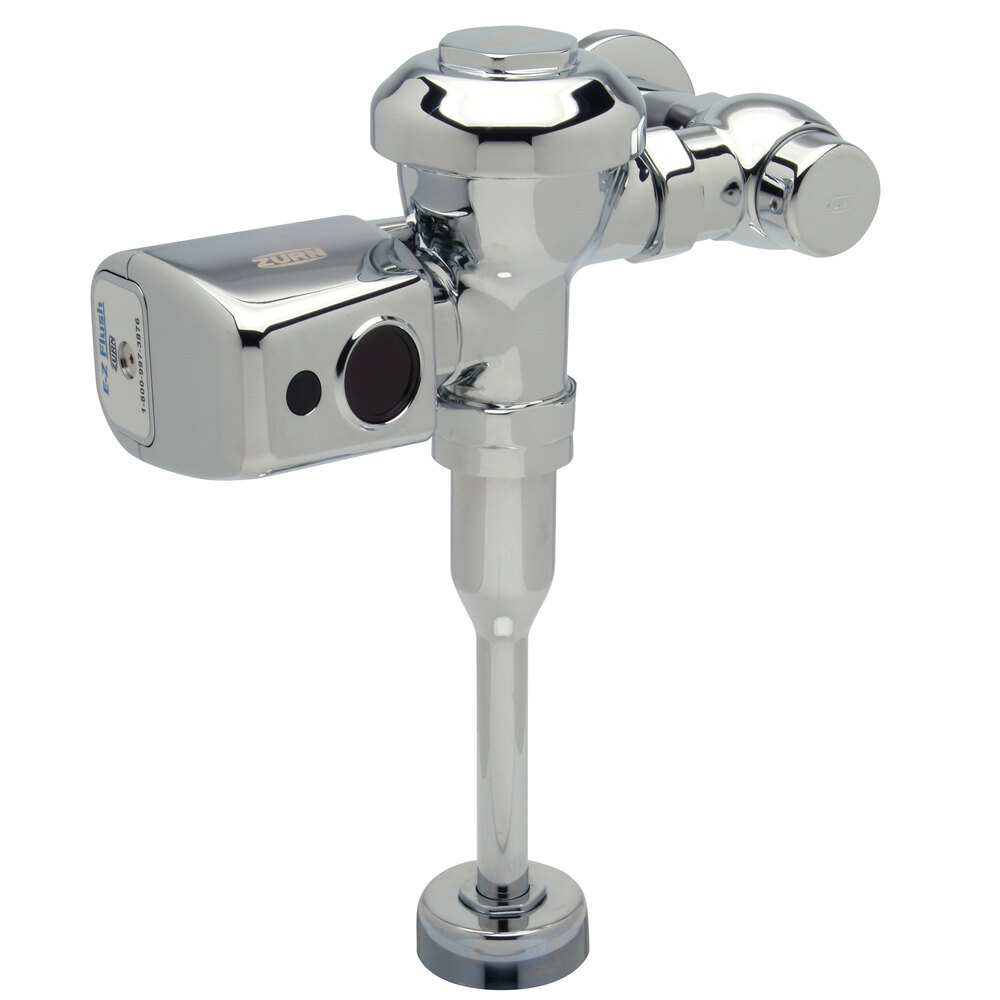 Zurn Elkay ZER6003AV-1-WS1-CPM AquaSense AV Exposed Diaphragm Low Consumption Urinal Flush Valve with E-Z Flush Battery Powered Sensor - 1 Gallon Per Flush